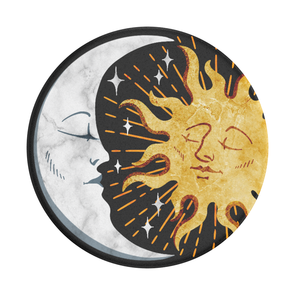PopSockets Adhesive Phone Grip Sun and Moon