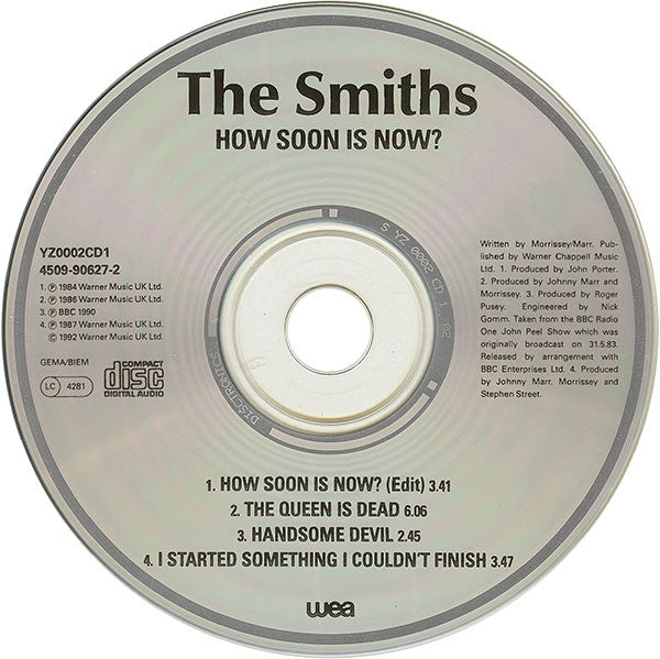The Smiths : How Soon Is Now? (CD, Single, Ltd, Num, CD1)