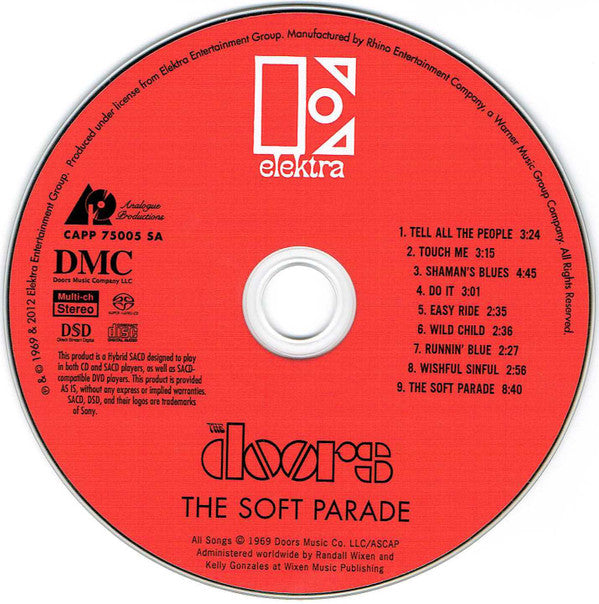 The Doors : The Soft Parade (SACD, Hybrid, Multichannel, Album, RE, RM, Sup)