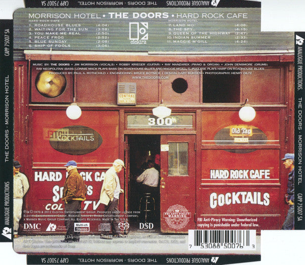 The Doors : Morrison Hotel (SACD, Hybrid, Multichannel, Album, RE, RM, Sup)