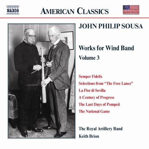 the album cover for Keith Brion - Works For Wind Band, Vol. 3
