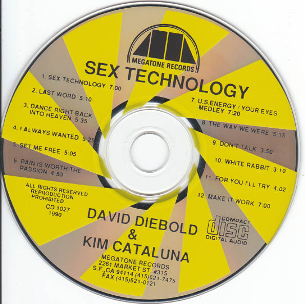 David Diebold & Kim Cataluna : Sex Technology (CD, Album)