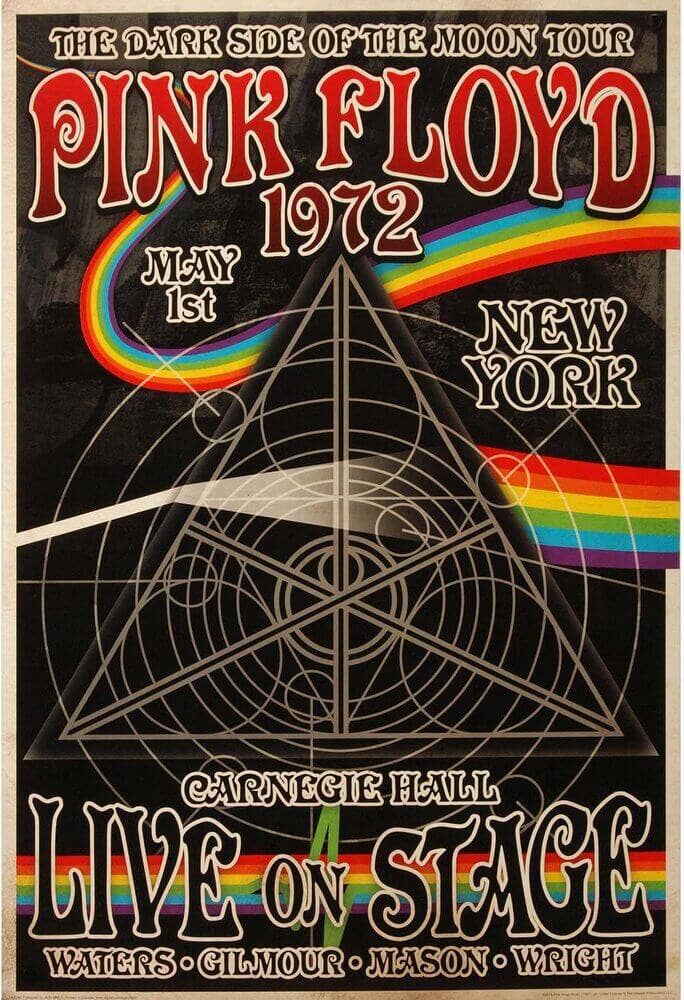 Pink Floyd Dark Side Tour - 24x36 Poster