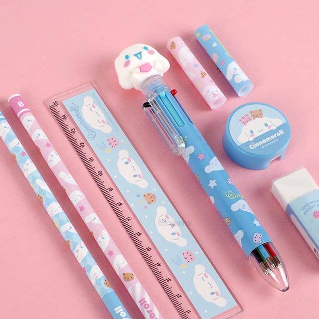 Sanrio Pencil, Pen School Office Stationery Case Set