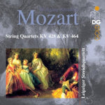 the album cover for W.A. Mozart - String Quartets K428 & K464