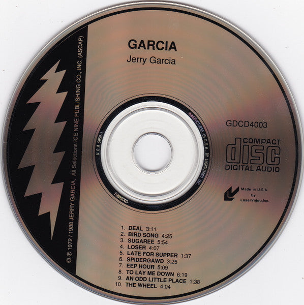 Jerry Garcia : Garcia (CD, Album, RE)