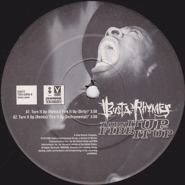Busta Rhymes : Turn It Up (Remix) / Fire It Up (12")
