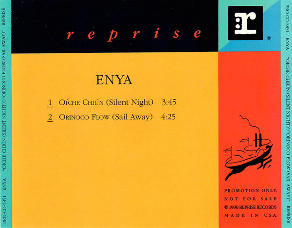 Enya : Oíche Chiún (Silent Night) (CD, Single, Promo)