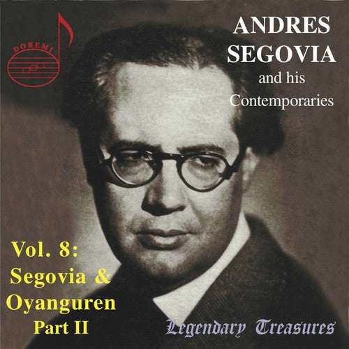the album cover for AndrÃ©s Segovia - His Contemporaries 8