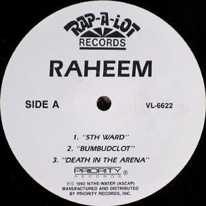 Raheem : 5th Ward (12", Smplr)