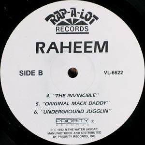 Raheem : 5th Ward (12", Smplr)