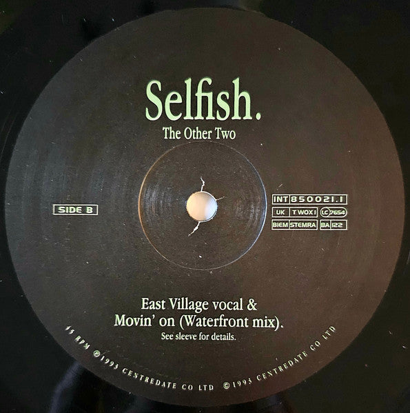 The Other Two : Selfish (12", Single)