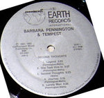 Barbara Pennington (2) & Tempest (28) : Second Thoughts (LP, Album)