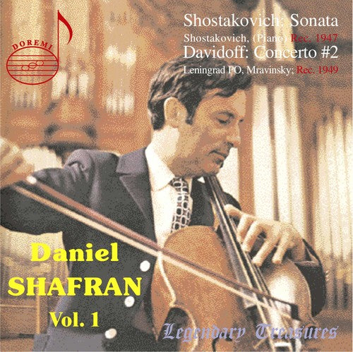 the album cover for Dmitri Shostakovich - Daniel Shafran 1