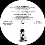 Steve Winwood : Split Decision (12", Promo)