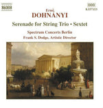 the album cover for Spectrum Concerts Berlin - Serenade for String Trio