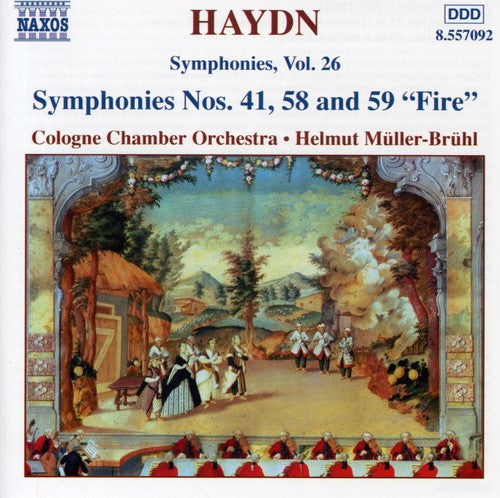the album cover for Cologne Chamber Orchestra - Symphonies 41 C Major 58 F Major 59 a Major 26