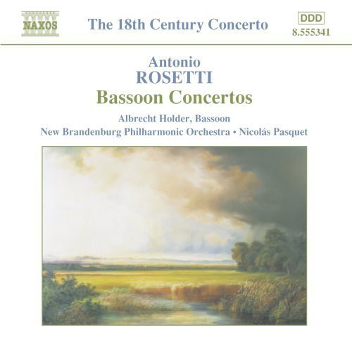the album cover for Albrecht Holder - Bassoon Concertos