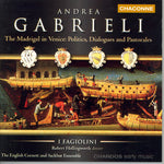 the album cover for Catherine Pierron - Madrigal in Venice: Politics Dialogues & Pastorale