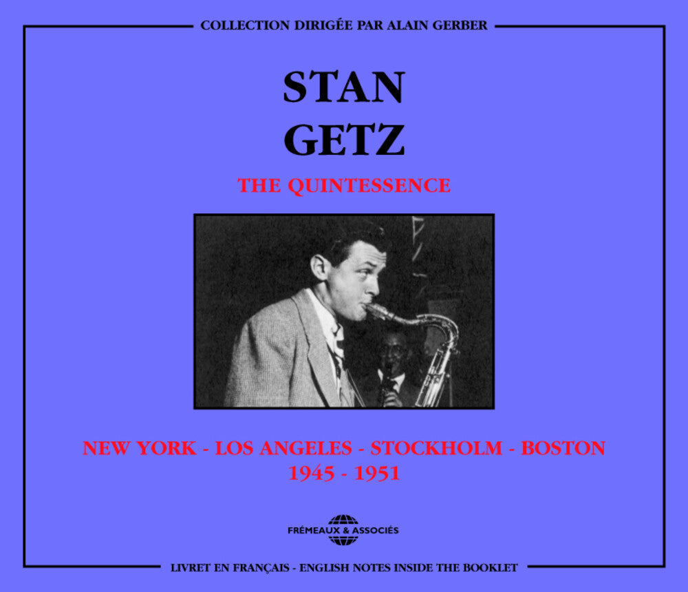 the album cover for Stan Getz (Sax) - Quintessence New York - Los Angeles
