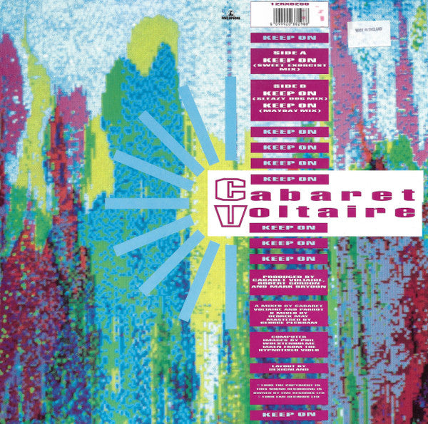 Cabaret Voltaire : Keep On (12", Single)