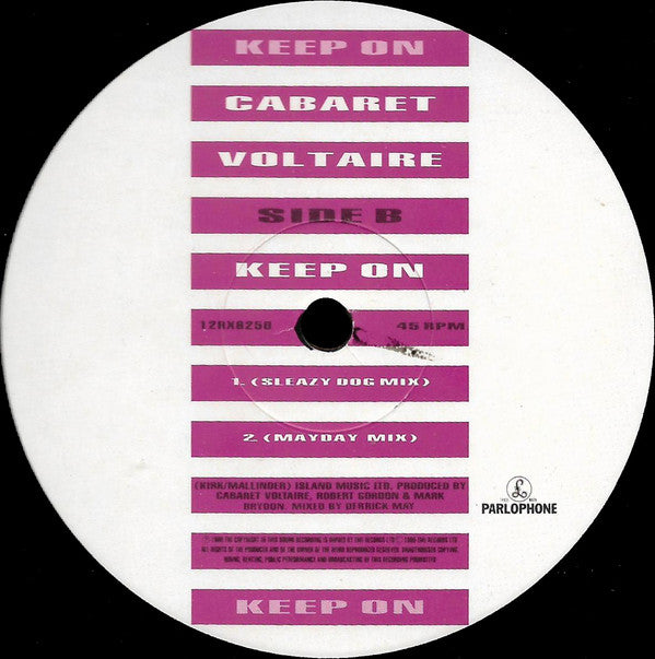 Cabaret Voltaire : Keep On (12", Single)
