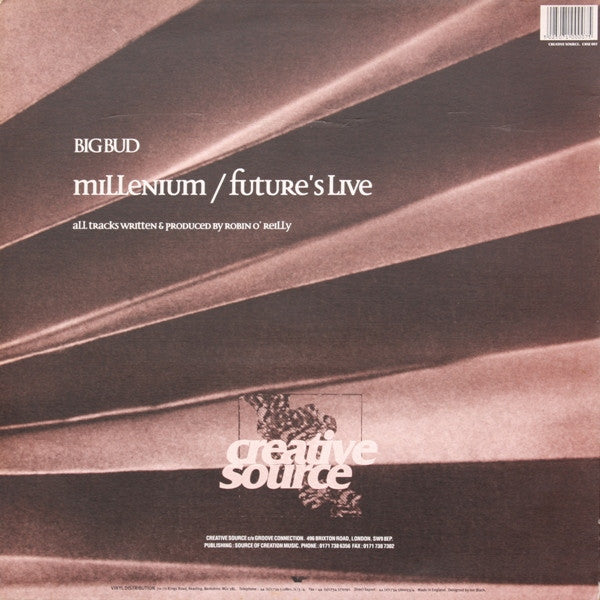 Big Bud : Millenium / Future's Live (12")