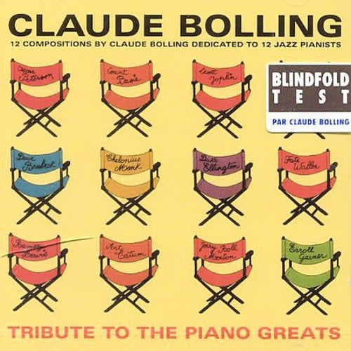 the album cover for Claude Bolling - Tribute to the Piano Greats