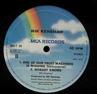 Nik Kershaw : Nobody Knows (Extended Mix) (12", Single)