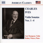 the album cover for Curt Thompson - Violin Sonatas 1-4
