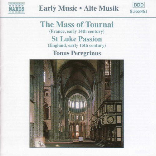 the album cover for Antony Pitts - Mass of Tournai / St Luke Passion