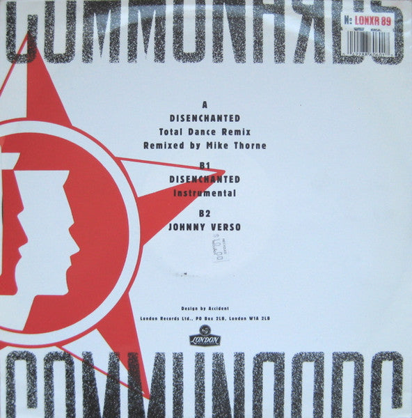 Communards* : Disenchanted (Total Dance Remix) (12")