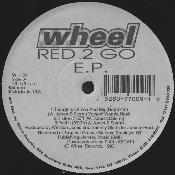 Red 2 Go : E.P. (12", EP)