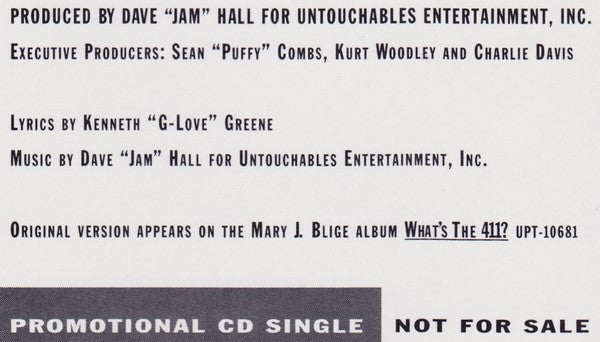 Buy Mary J. Blige : Love No Limit (CD, Single, Promo) Online for a