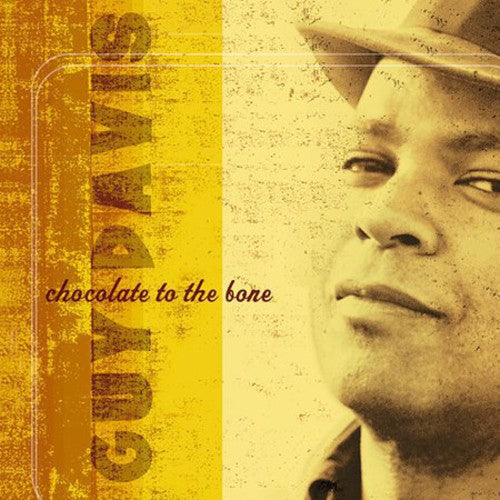 the album cover for Guy Davis - Chocolate to the Bone