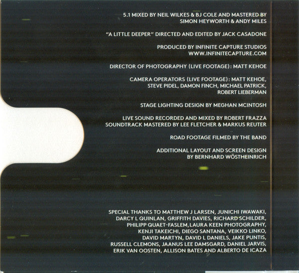 Stick Men (2) : Deep (CD, Album + DVD-V, Multichannel)