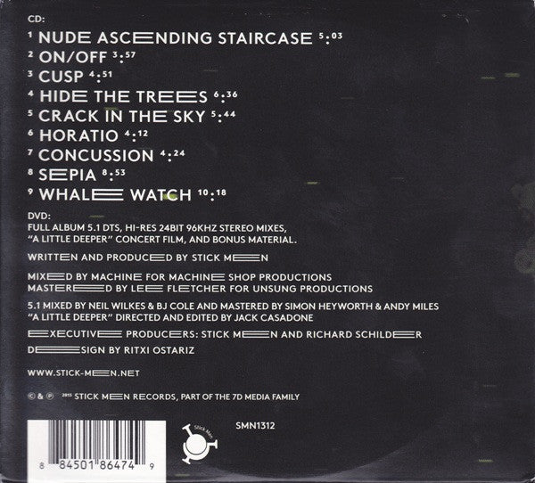 Stick Men (2) : Deep (CD, Album + DVD-V, Multichannel)