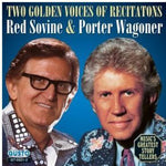 the album cover for Sovine/Wagoner - Two Golden Voices of Recitations