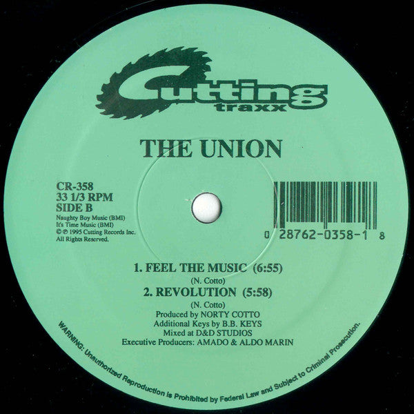 The Union : Party People In Da Place (12")