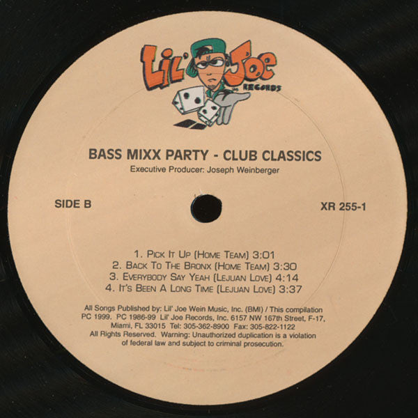 Various : Bass Mixx Party Club Classics (2xLP, Comp)