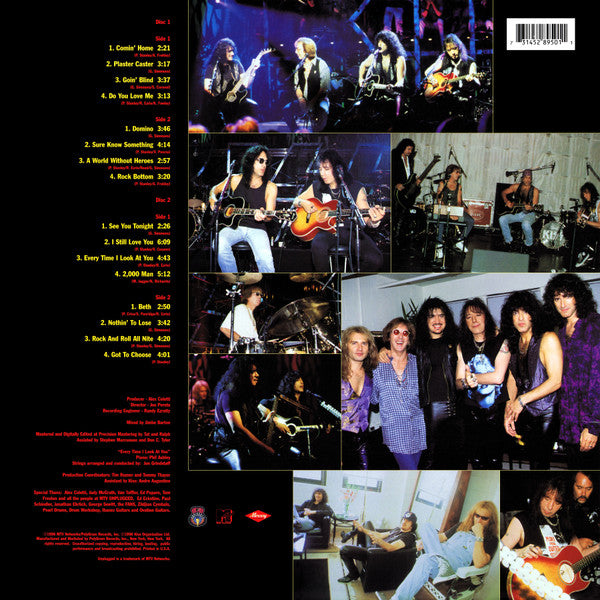 Kiss : MTV Unplugged (2xLP, Album, Ltd, Yel)