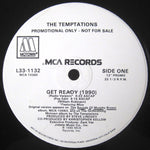 The Temptations : Get Ready (1990) (12", Single, Promo)