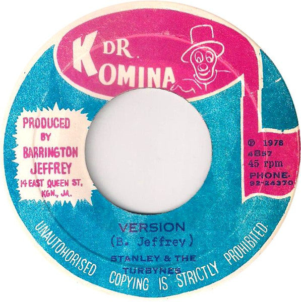 Stanley & The Turbynes* : Brown Gal (7")