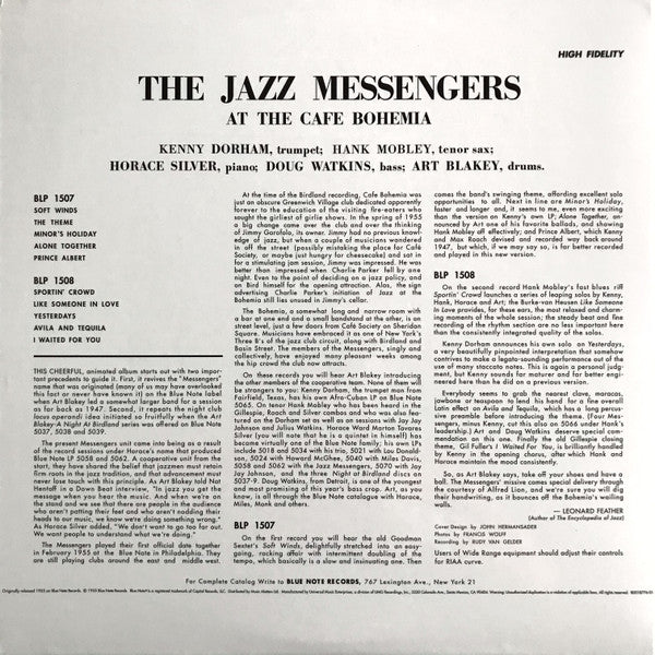 The Jazz Messengers* : At The Cafe Bohemia Volume 2 (2x12", Album, Mono, Ltd, RM, Gat)