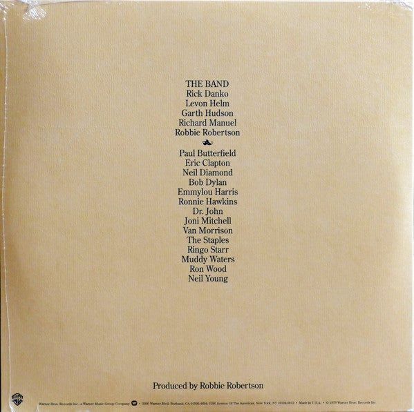 The Band : The Last Waltz (3xLP, Album, RE)