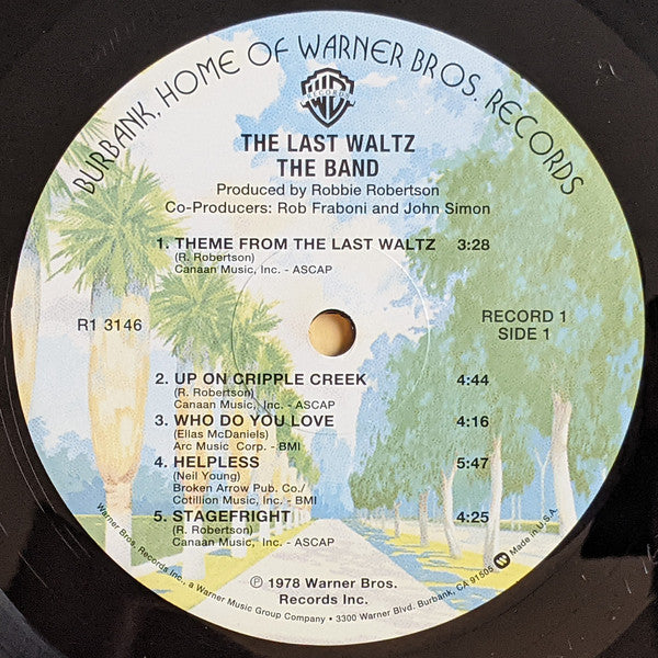The Band : The Last Waltz (3xLP, Album, RE)