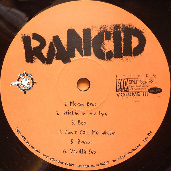 Buy NOFX / Rancid : BYO Split Series / Volume III (LP, Album