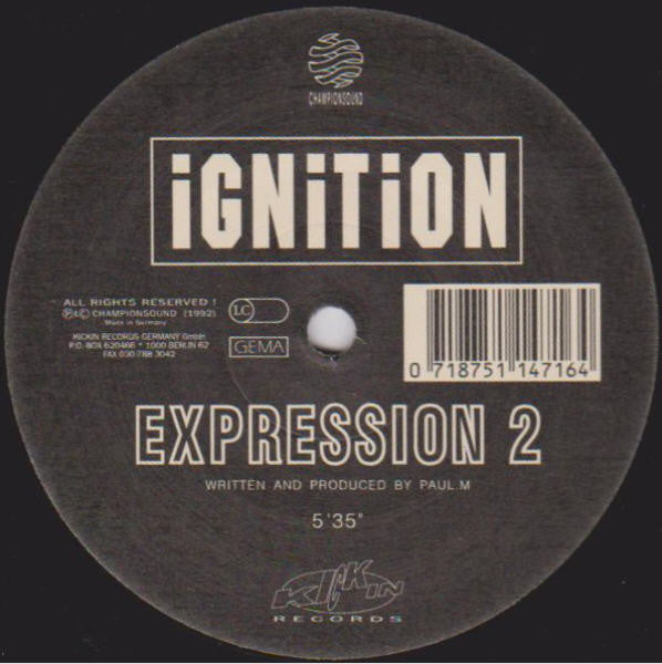 E 52* 's Ignition : Fantasy / Expression 2 (12", Ltd)