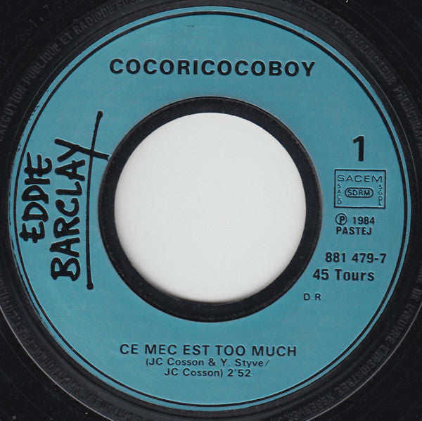 Les Coco Girls : Générique De L'émission Cocoricocoboy (7", Single)