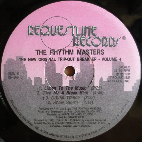 The Rhythm Masters : The New Original Trip-Out Break EP - Volume 4 (12", EP)